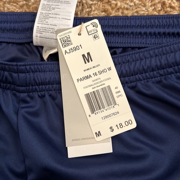 Navy Blue adidas athletic shorts - Picture 4 of 4